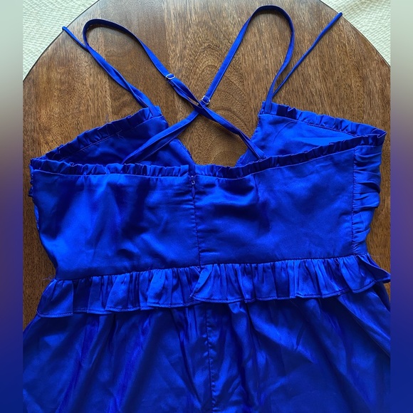 Satin Midi Dress - Picture 6 of 8